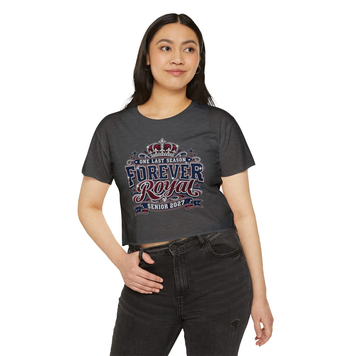 Forever Royal Senior 2027 Crop Top