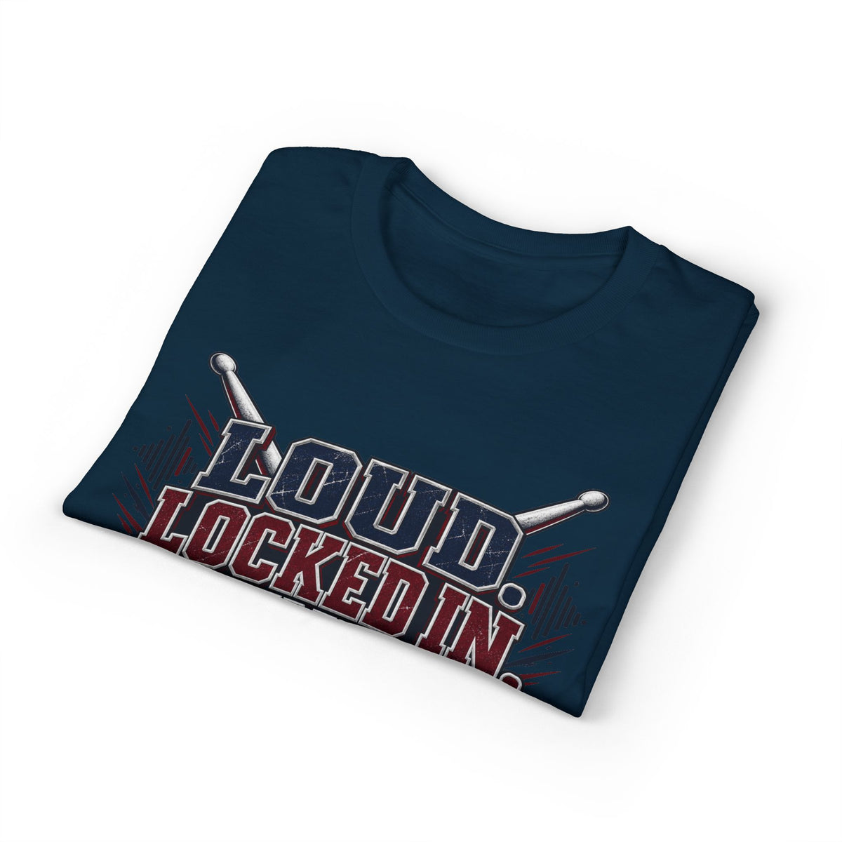 Loud Locked In Legendary T-Shirt — Dawg Pound Senior 2022 Drumline Tee