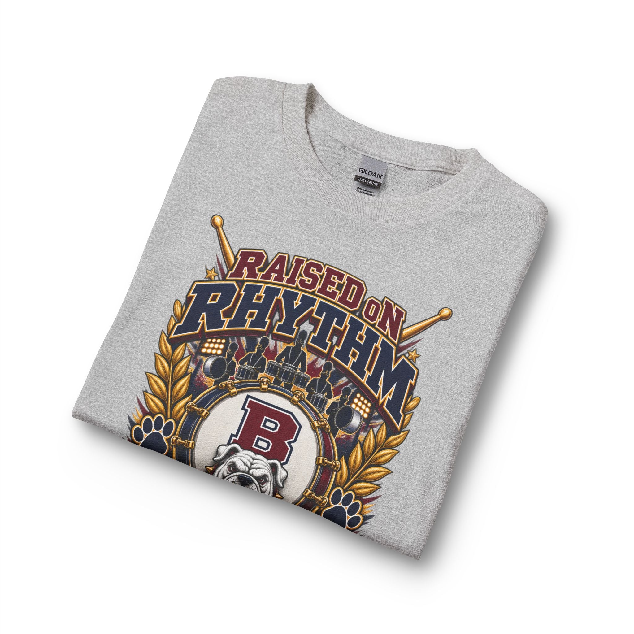 Raised on Rhythm Dawg Pound Grandpa Long Sleeve Tee